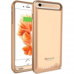 Alpatronix iPhone 6S /6 Plus Bataryal Klf (4000mAh)-Gold