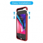 MAXBEAR iPhone SE Bataryal Klf (4500mAh)-Red
