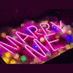 Obrecis Neon A Harfli Ik (Pembe)