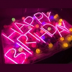 Obrecis Neon A Harfli Ik (Pembe)