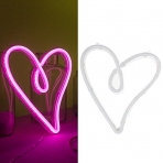 Ling's moment Kalp Neon Led Tabela