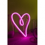 Ling's moment Kalp Neon Led Tabela