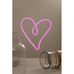 Ling's moment Kalp Neon Led Tabela