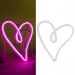 Ling's moment Kalp Neon Led Tabela