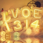 Auelife LED Marquee Letter Lights Sign, J Harfi Led I��k