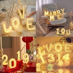 Auelife LED Marquee Letter Lights Sign, J Harfi Led I��k