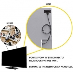 fire-Cable XL Ak ubuklar iin TV Destekli Adaptr