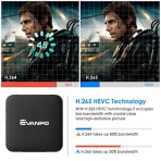EVANPO Android 7.1 TV Box Smart TV Media Oynatcs