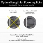 Mission Cables TVP-ROKU Roku Mini USB Kablo