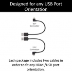 Mission Cables TVP-ROKU Roku Mini USB Kablo