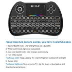 Mitid Wireless Mini Klavye RGB Backlit 2.4G