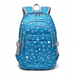 BLUEFAIRY Okul Srt antas (Mavi ilek Desenli)