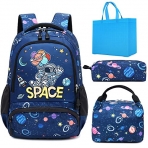 Peonys Erkek �ocuk Okul S�rt �antas� Seti (Space)