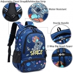 Peonys Erkek �ocuk Okul S�rt �antas� Seti (Space)