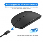 Pasonomi 2.4G Slim Mute Silent Click Wireless Mouse