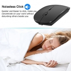 Pasonomi 2.4G Slim Mute Silent Click Wireless Mouse