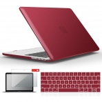 iBenzer MacBook Pro Koruyucu Kılıf (13 inç)-Wine Red