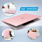 iBenzer MacBook Pro Koruyucu Klf (13 in)-Rose Quartz