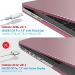 iBenzer MacBook Pro Koruyucu Kılıf (13 inç)-Rose Gold