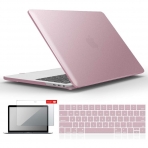 iBenzer MacBook Pro Koruyucu Klf (13 in)-Rose Gold