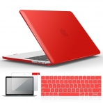 iBenzer MacBook Pro Koruyucu Kılıf (13 inç)-Red