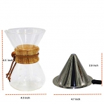 Dysonwell Cam Filtre Kahve Demlii (Chemex)
