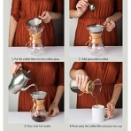 Dysonwell Cam Filtre Kahve Demlii (Chemex)