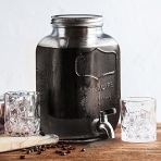 BTT- Cold Brew Coffee Maker, 1 Gallon Mason Jars Drink Dispenser,