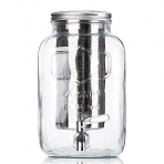 BTT- Cold Brew Coffee Maker, 1 Gallon Mason Jars Drink Dispenser,