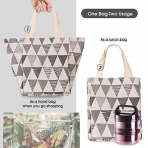 HOMESPON Piknik / Yemek antas (Triangle Pattern-Grey)