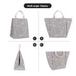 HOMESPON Piknik / Yemek antas (Grey Geometric)