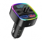Nulaxy NX10 Bluetooth Araba FM Transmitter Ses Adaptr(Siyah)