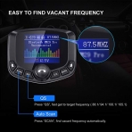 Nulaxy KM29Pro Bluetooth FM Transmitter Ses Adaptr