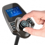 Nulaxy KM18 Bluetooth Araba i FM Transmitter Ses Adaptr