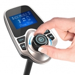 Nulaxy KM18 Bluetooth Araba i FM Transmitter Ses Adaptr