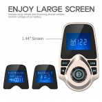 Nulaxy KM18 Bluetooth Araba i FM Transmitter Ses Adaptr