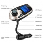 Nulaxy KM18 Bluetooth Araba i FM Transmitter Ses Adaptr