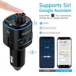 Nulaxy NX09 Bluetooth Araba i FM Transmitter (7 LED)