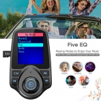 Nulaxy KM18 Bluetooth Araba ��i FM Transmitter Ses Adapt�r