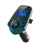 Nulaxy KM19 Bluetooth Araba FM Transmitter Ses Adapt�r� (Mavi)