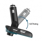 Nulaxy KM19 Bluetooth Araba FM Transmitter Ses Adapt�r� (Mavi)