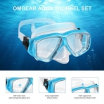 OMGear norkel Maske (Mavi)