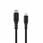 Huesapan USB C to Lightning Kablo-Black