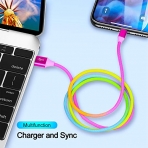 PINFOX Renkli USB C Kablo