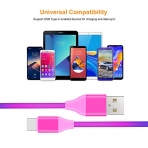 PINFOX Renkli USB C Kablo