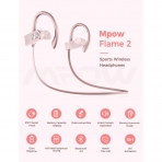 Mpow FLAME2 Bluetooth Kablosuz Kancal Kulaklk-Pink