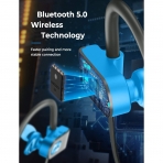 Mpow FLAME2 Bluetooth Kablosuz Kancal Kulaklk-Blue