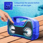 AOMAIS GO MINI Tanabilir Su Geirmez Bluetooth Hoparlr(Mavi)