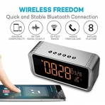 ZEPST Bluetooth Hoparlr (Gm) (FM Radio,LED Ekran, Alarm)