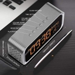 ZEPST Bluetooth Hoparlr (Gm) (FM Radio,LED Ekran, Alarm)
